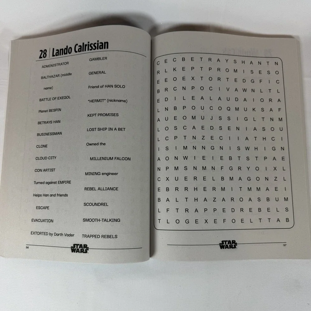 Star Wars Word-Finds Puzzle Book Kappa Braintainment Two Books In One Vader Luke